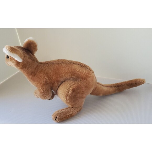 Vintage Dakin KANGAROO Baby JOEY 1975 Cabbie Plush Stuffed Animal 12” Tan Toy - Picture 5 of 13
